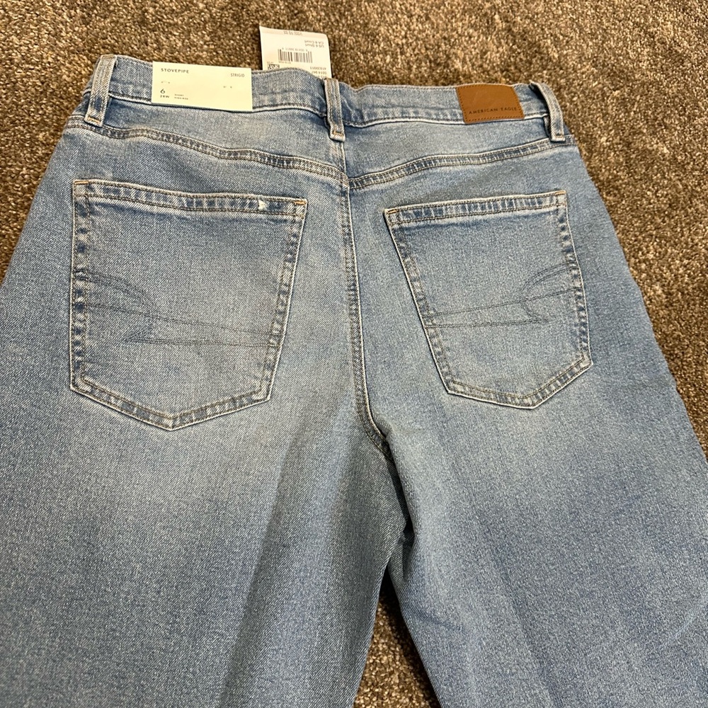 American Eagle Outfitters Women's Jeans - Dark and Light Blue 2pair bundle - Picture 7 of 15